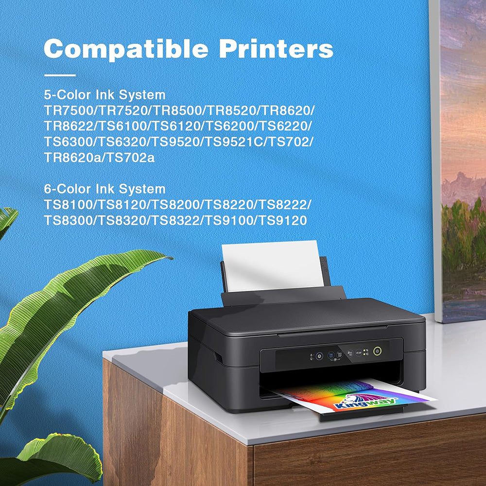 KINGWAY 280 281 Ink Cartridges XXL Replacement for Canon 280 and 281 Ink Cartridges Compatible with Canon Pixma TR8620a TR8620 TR8520 TS9521C ts6320 Printer